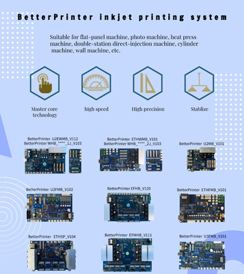 UV Flatbed Printer Inkjet Board Epson XP600 Double Head Uv Dtf Printer Board For Metal Packaging Stone Paintings Print