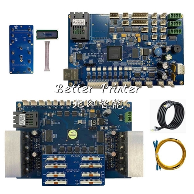 Ethernet Port G5i Four Head Inkjet Board For Wine Bottles Ball Rods Insulated Cups Cylindrical UV Inkjet Printers
