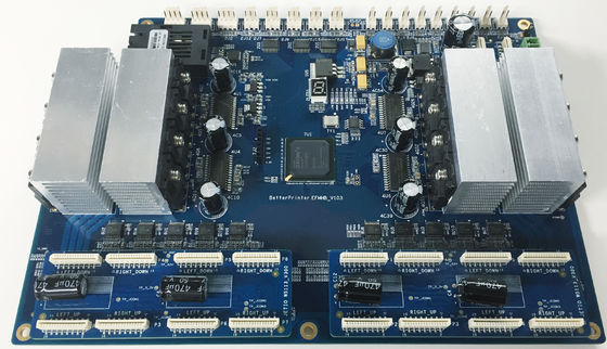 Inkjet board four head spray car board For Oval Digital Printer