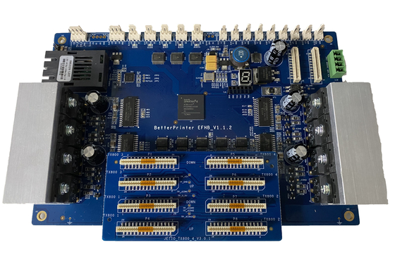 TX800 four head inkjet printer system network interface inkjet board use for cylindrical printer
