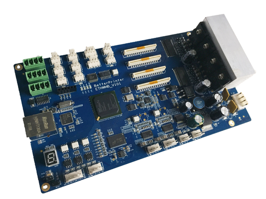 Inkjet printer board set Gigabit network Single Head XP600 Kit For White Ink Pyrography Printer