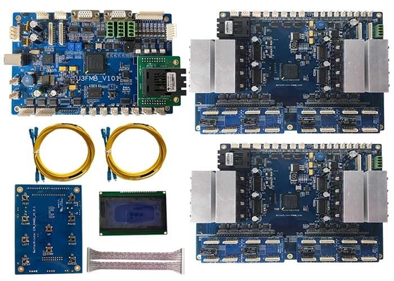 Textile Digital Oval Printer USB3.0 I3200 Eight Head Inkjet Board