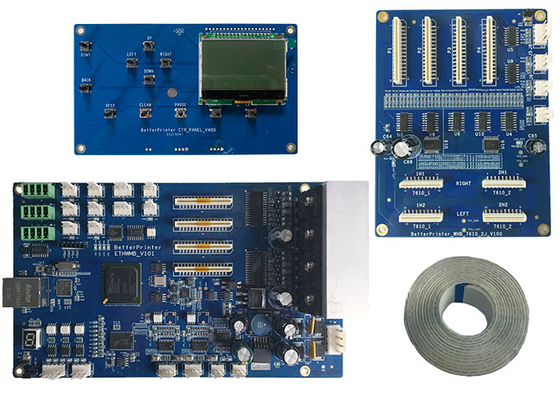 Use for spurt draws printer UV flatbed printer control board kit  7610 double head network Interface inkjet board